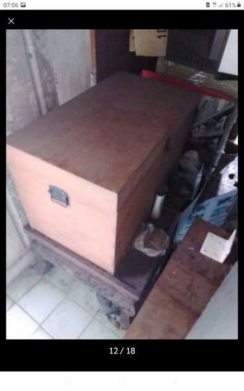 🏛.ตู้เสื้อผ้า2ชั้นไม้สัก โบราณ รูปที่ 18