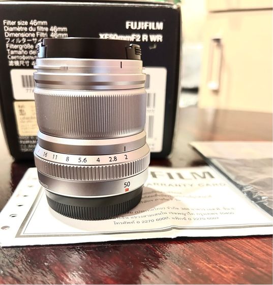 เลนส์ Auto fujifilm xf50 f2 silver รูปที่ 2