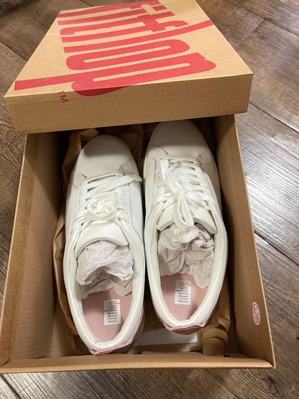 รองเท้า Fitflop รุ่น RALLY CRYSTAL-BACKTAB LEATHER TRAINERS รูปที่ 6
