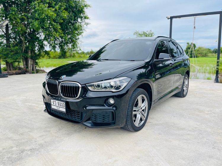 รถ BMW X1 2.0 sDrive20d M Sport สี ดำ