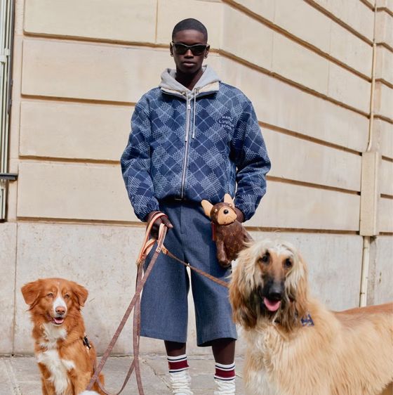 สายจูงน้องหมา Louis Vuitton Monogram แท้