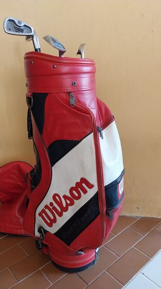 ถุงกอล์ฟบวกไม้กอล์ฟชุดเหล็ก Wilson vintage รูปที่ 4
