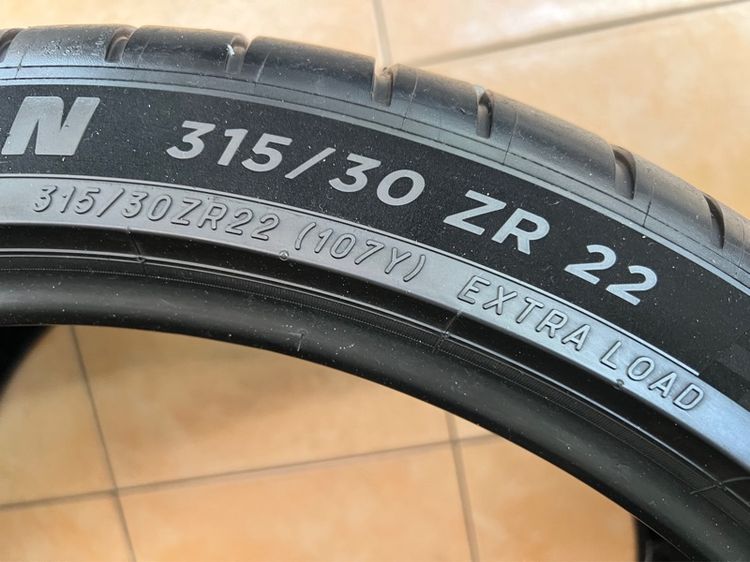 ยาง Michelin Pilot Sport4s 315 30 22 คู่ 2800 บาท รูปที่ 6