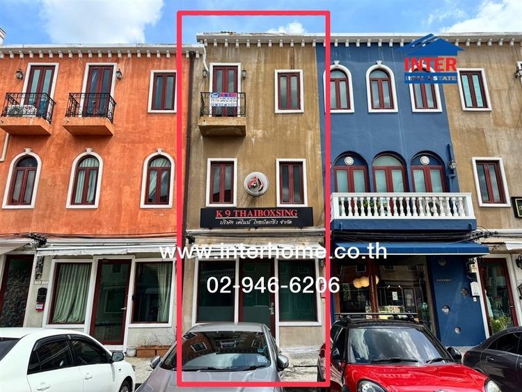 อาคารพาณิชย์ 3 ชั้น 19.8 ตร.ว. โครงการเวนิสดีไอริส วัชรพล ซอยวัชรพล2-7 ถนนพหลโยธิน ถนนวัชรพล เขตบางเขน กรุงเทพมหานคร