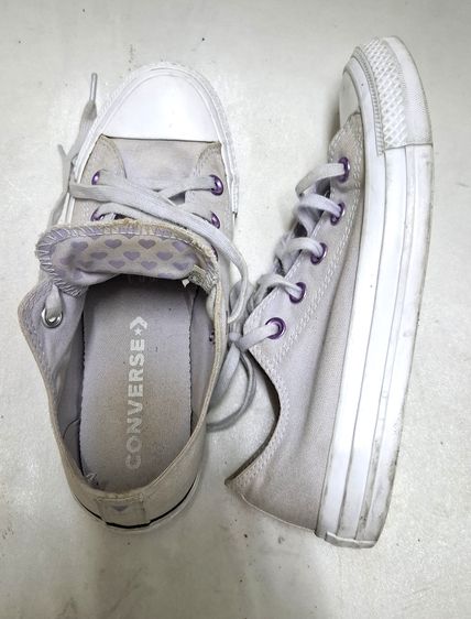 รองเท้าผ้าใบคอนเวิร์ส converse ม่วงพาสเทล รูปที่ 7