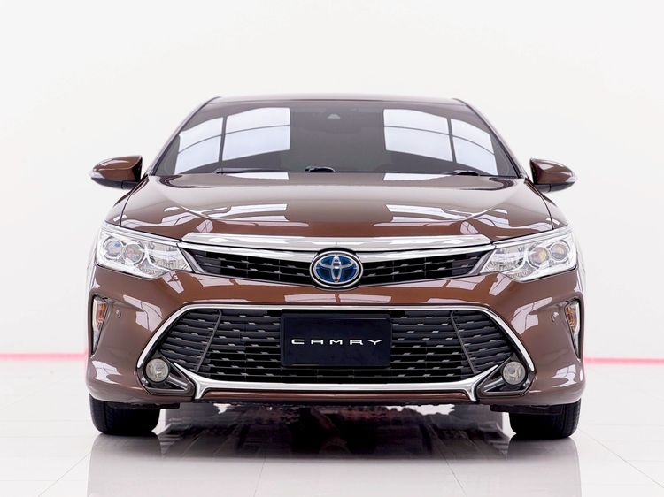 Toyota Camry 2016 2.5 Hybrid Sedan ไฮบริด ไม่ติดแก๊ส เกียร์อัตโนมัติ น้ำตาล รูปที่ 3