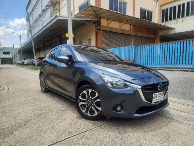 Mazda Mazda 2 2015 1.5 XD High Plus Sedan ดีเซล ไม่ติดแก๊ส เกียร์อัตโนมัติ เทา รูปที่ 3