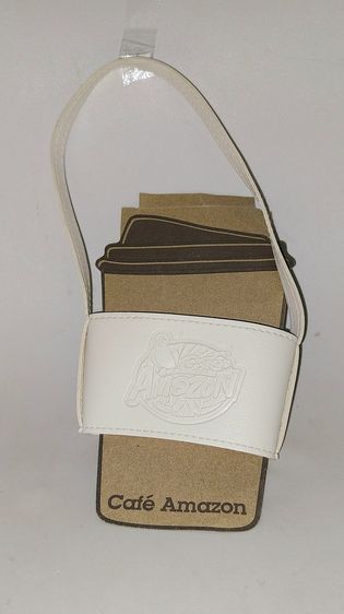 ปลอกหนังสวมแก้ว Cafe Amazon Leather Cup Holder ของสะสมอเมซอน 2022