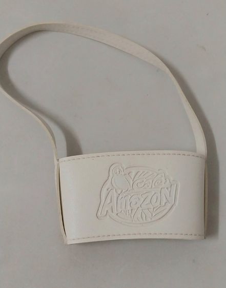 ปลอกหนังสวมแก้ว Cafe Amazon Leather Cup Holder ของสะสมอเมซอน 2022 รูปที่ 3