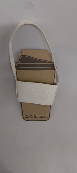 ปลอกหนังสวมแก้ว Cafe Amazon Leather Cup Holder ของสะสมอเมซอน 2022 รูปที่ 4