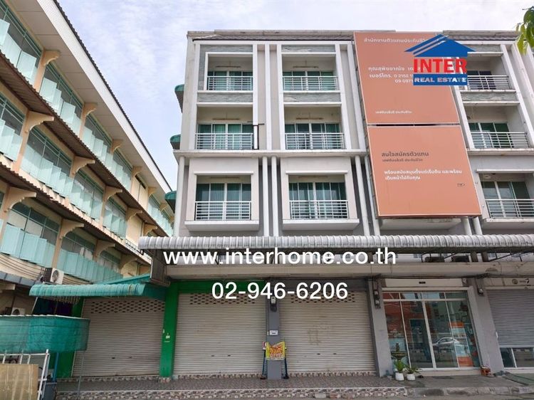 อาคารพาณิชย์ 4.5 ชั้น 75 ตร.ว อาคารพาณิชย์ ใกล้รพ.สินแพทย์ลำลูกกา ถนนพหลโยธิน ถนนลำลูกกา ลำลูกกา ปทุมธานี