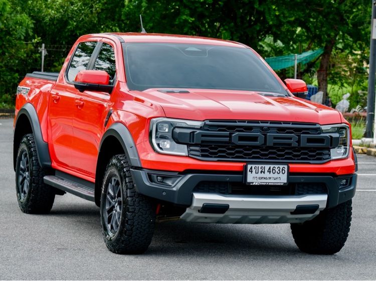 รถ Ford Ranger Raptor 3.0L V6 Twin-Turbo EcoBoost 4x4 สี ส้ม