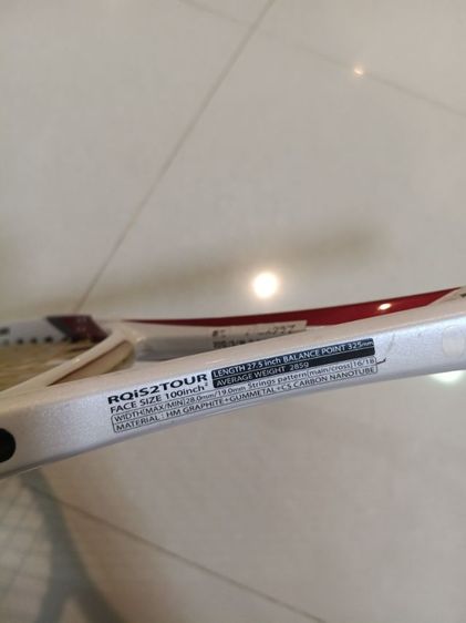 ไม้เทนนิส yonex หน้า 100 กริ๊ป1น้ำหนัก 285 กรัม made in Japan รูปที่ 3
