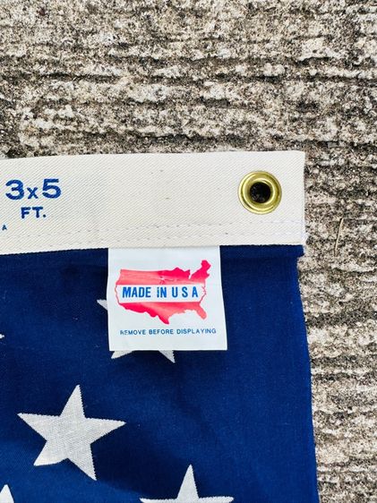 Vintage EVERWEAR DETTRA FLAG U.S.A ธงชาติ รูปที่ 6
