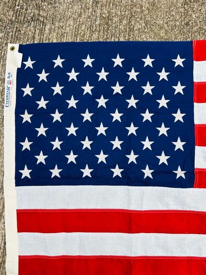 Vintage EVERWEAR DETTRA FLAG U.S.A ธงชาติ รูปที่ 4