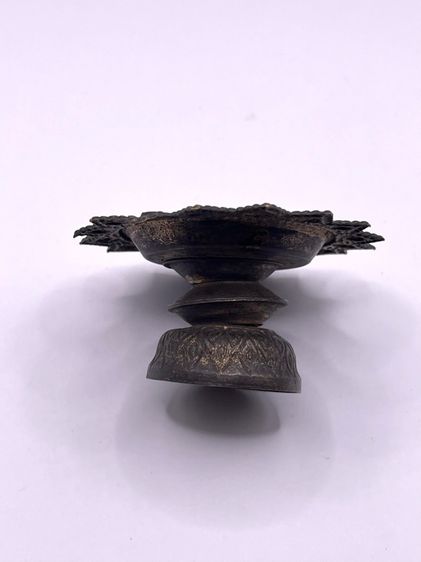 พานทองเหลืองจิ๋ว เก่าสะสม รูปที่ 5