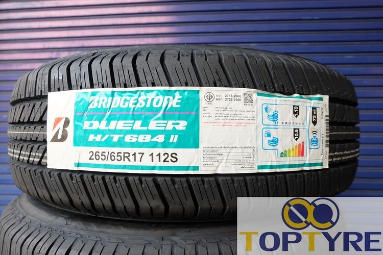 🌵 ยางใหม่ Bridgestone รุ่น Dueler H T 684II ขนาด 265 65R17 ปี25 รูปที่ 2