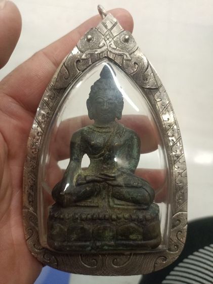 พระสิงเลั่ยมเงินเก่าใหญ่มากพระบ้านๆ