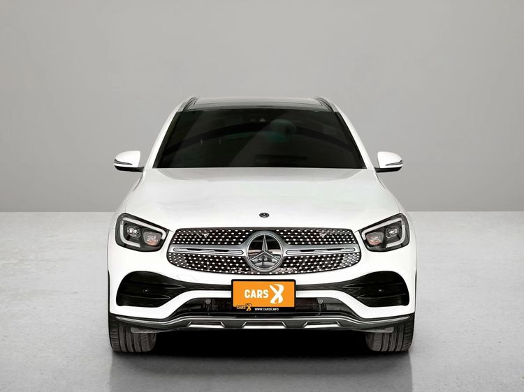 Mercedes-Benz GLC-Class 2021 GLC300 Utility-car ปลั๊กอินไฮบริด (PHEV) ไม่ติดแก๊ส เกียร์อัตโนมัติ ขาว รูปที่ 2