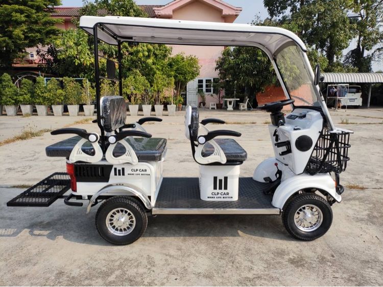 รถกอล์ฟไฟฟ้า รถไฟฟ้า 4 ล้อ 6 ที่นั่ง รุ่น M-04T  ยี่ห้อ CLP CAR  (รถไฟฟ้าพรีเมี่ยม)