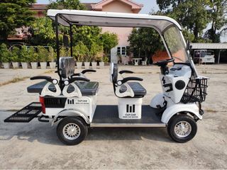 รถกอล์ฟไฟฟ้า รถไฟฟ้า 4 ล้อ 6 ที่นั่ง รุ่น M-04T  ยี่ห้อ CLP CAR  (รถไฟฟ้าพรีเมี่ยม)