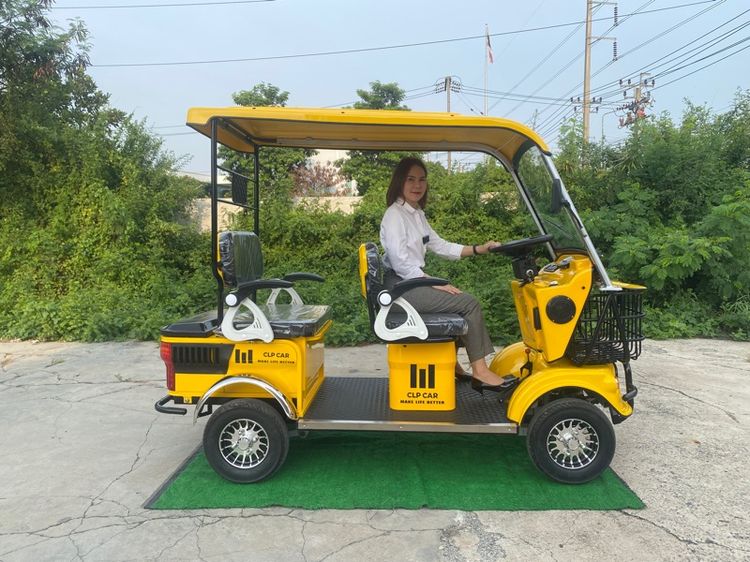 รถไฟฟ้า 4 ล้อ รถกอล์ฟไฟฟ้า 4 ที่นั่ง รุ่น M-04  ยี่ห้อ CLP CAR(รถไฟฟ้าพรีเมี่ยม)