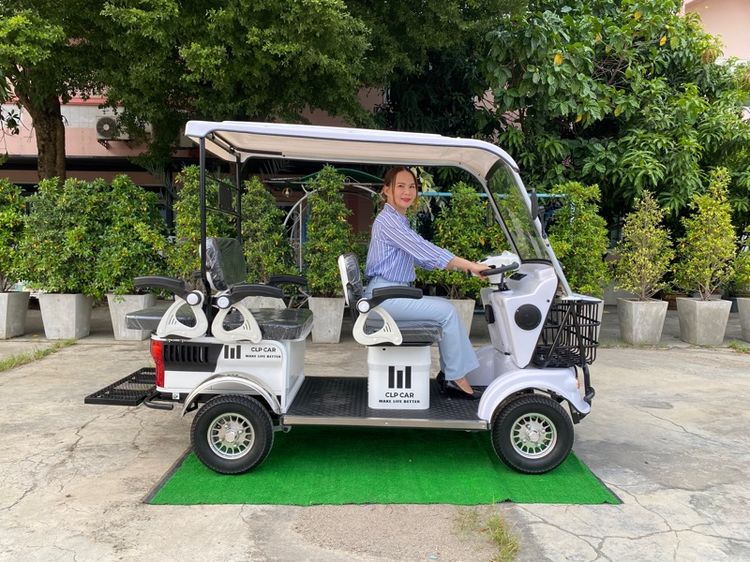 รถไฟฟ้า 4 ล้อ รถกอล์ฟไฟฟ้า 5-6 ที่นั่ง รุ่น M-01T (รถไฟฟ้าพรีเมี่ยม)