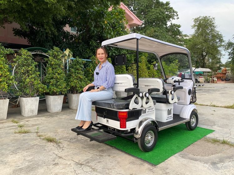 รถไฟฟ้า 4 ล้อ รถกอล์ฟไฟฟ้า 5-6 ที่นั่ง รุ่น M-01T (รถไฟฟ้าพรีเมี่ยม) รูปที่ 3