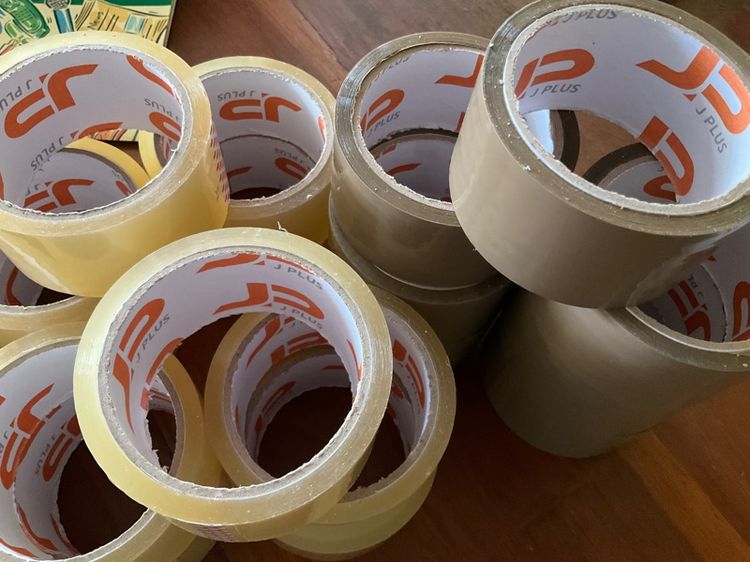 เทปใส เทปปิดกล่อง 2 นิ้ว ยาว 45 หลา 45 ไมครอน ม้วนละ 10 บาท รูปที่ 3