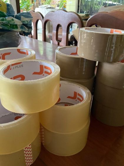 เทปใส เทปปิดกล่อง 2 นิ้ว ยาว 45 หลา 45 ไมครอน ม้วนละ 10 บาท รูปที่ 2