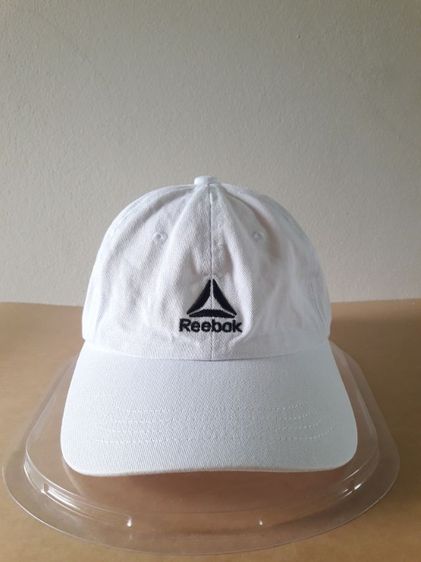 หมวก Reebok สีขาวผ้ายีนส์ รุ่นโลโก้ปัจจุบัน
