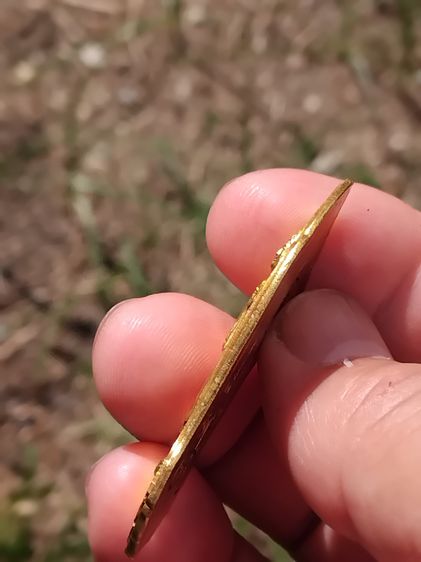 เหรียญพระ 25 พุทธศตวรรษ ปี2500 เนื้อชินไม่ตัดปีก ตอกคำว่ากรรมการ ขนาด สูง 4.8 cm.องค์นี้สภาพสวย ไปทำกะไหล่ทองมา ผิวสวย พิมพ์คมติดหน้าตาชัดเจ รูปที่ 3