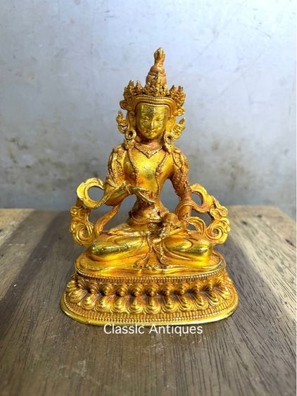 พระโพธิสัตว์ธิเบต กะไหล่ทอง สะสม S1
