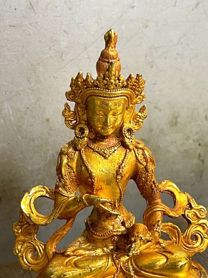 พระโพธิสัตว์ธิเบต กะไหล่ทอง สะสม S1 รูปที่ 3