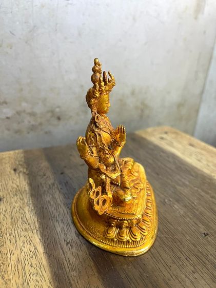 พระโพธิสัตว์ธิเบต กะไหล่ทอง สะสม S2 รูปที่ 4