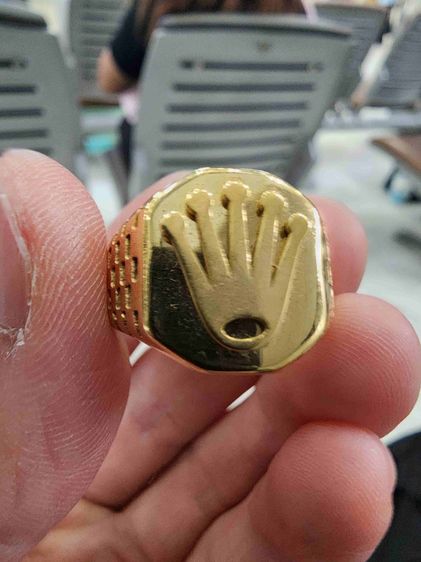 แหวน ROLEX  เก่าเก็บ  เขียน18K สวย สภาพดี รุ่นเก่า หายาก สร้างน้อย ขายตามสภาพ พร้อมส่งครับพี่ๆ 