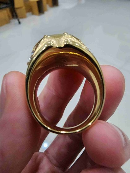 แหวน หัวเพชร เก่าเก็บ ขายตามสภาพ สวยหายากรุ่นเก่า เขียน18K  พร้อมส่งครับ รูปที่ 6