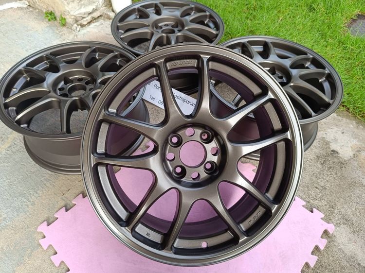 ล้อแท้ W WORK EMOTION CR KAI (spec 17x7.0 4H100 ET+32) Made in Japan รูปที่ 6