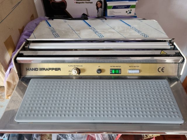 เครื่องห่อกล่องอาหาร ห่อผักผลไม้ Hand Wrapper แรปฟิล์มพลาสติก