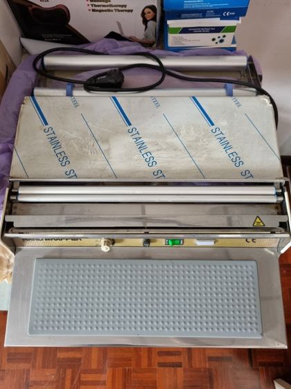 เครื่องห่อกล่องอาหาร ห่อผักผลไม้ Hand Wrapper แรปฟิล์มพลาสติก รูปที่ 4