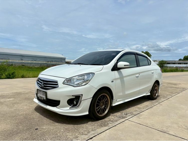 รถ Mitsubishi Mirage 1.2 GLS สี ขาว