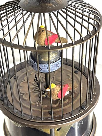 นาฬิกากรงนก ทองเหลือง สะสมA3 รูปที่ 3