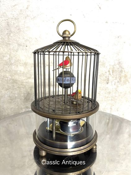 นาฬิกากรงนก ทองเหลือง สะสมA3 รูปที่ 5