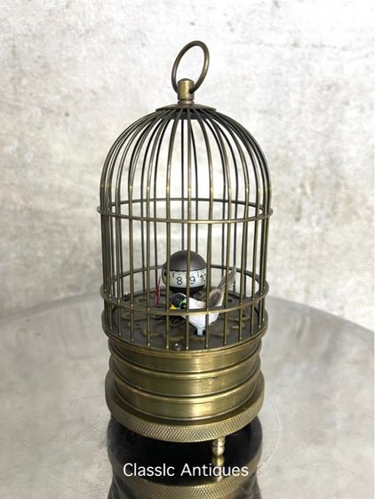 นาฬิกากรงนก ทองเหลือง สะสมA5 รูปที่ 7