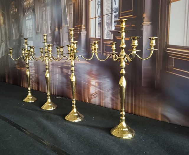 ให้เช่าเชิงเทียน สีทอง สูง 80 ซม.กว้าง 45 ซม. ตกแต่งงานแต่ง สัมมนา งานวันเกิด เพื่อสร้างบรรยากาส และความสวยงาม รูปที่ 4