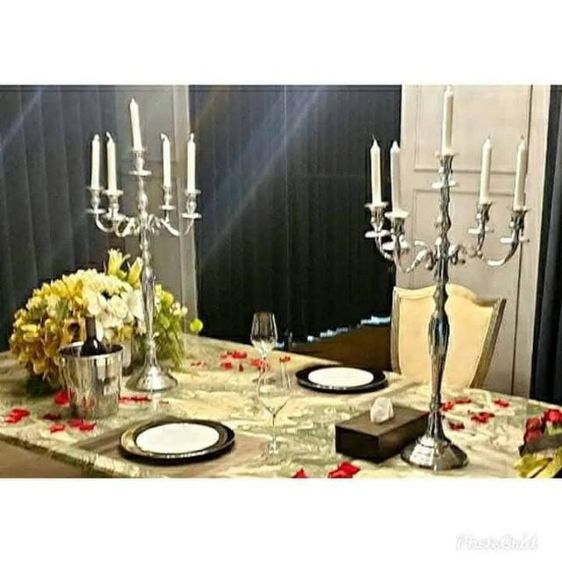 ให้เช่าเชิงเทียน สีทอง สูง 80 ซม.กว้าง 45 ซม. ตกแต่งงานแต่ง สัมมนา งานวันเกิด เพื่อสร้างบรรยากาส และความสวยงาม รูปที่ 6