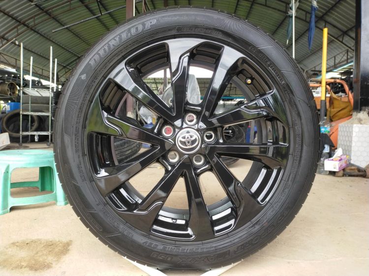 แม็กโตโยต้า ขอบ18 สีอบpowder coat พร้อมยางดันลอป 225 50 18 ปี24 ยางสวยทุกเส้นใส่ chr innova camry revo vigo อื่นๆ 5 รู 114 รูปที่ 4