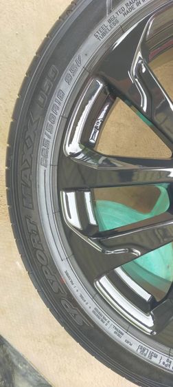 แม็กโตโยต้า ขอบ18 สีอบpowder coat พร้อมยางดันลอป 225 50 18 ปี24 ยางสวยทุกเส้นใส่ chr innova camry revo vigo อื่นๆ 5 รู 114 รูปที่ 7