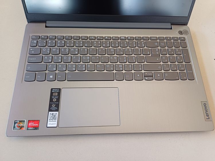 ขายโน๊ตบุ๊คเลโนโว Notebook Lenovo IdeaPad1 Ryzen 7 5700U Ram 8GB จอ 15.6 การ์ดจอแยก AMD ที่ชาร์จ กระเป๋า สภาพสวย เล่นเกมออนไลน์  สนใจคุยได้ค รูปที่ 6