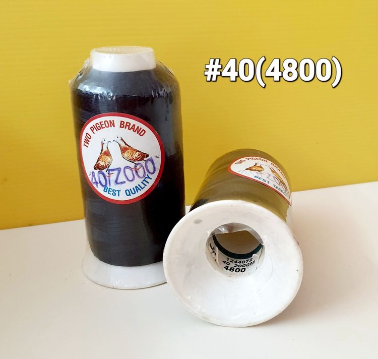 ด้ายมัน ด้ายเย็บ ด้ายV-Lon วีนัส วีล่อน  หลอดใหญ่ยาว 2000 เมตร เบอร์40 รูปที่ 12